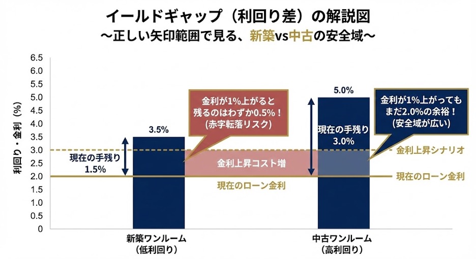 1-2. 利回りの確保：金利上昇局面でもキャッシュフローが出やすい